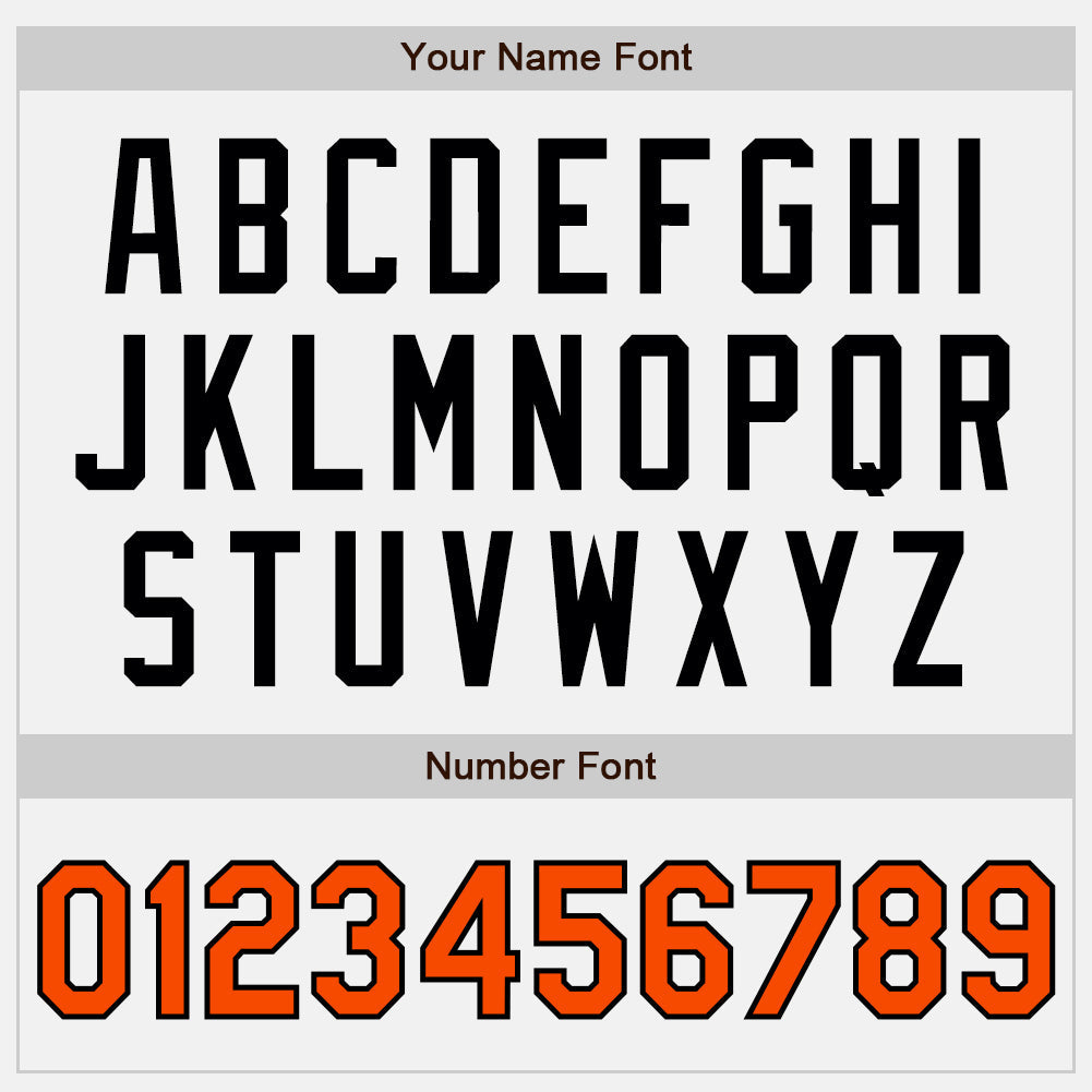 Custom White Orange-Black Authentic Two Tone Baseball Jersey - Sky-Custom