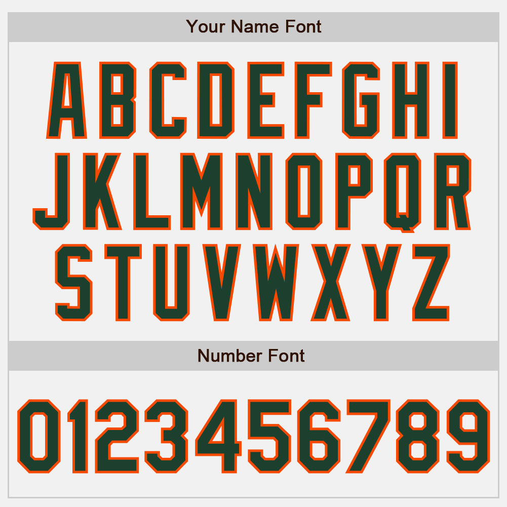 Custom White Green-Orange Authentic Two Tone Baseball Jersey - Sky-Custom