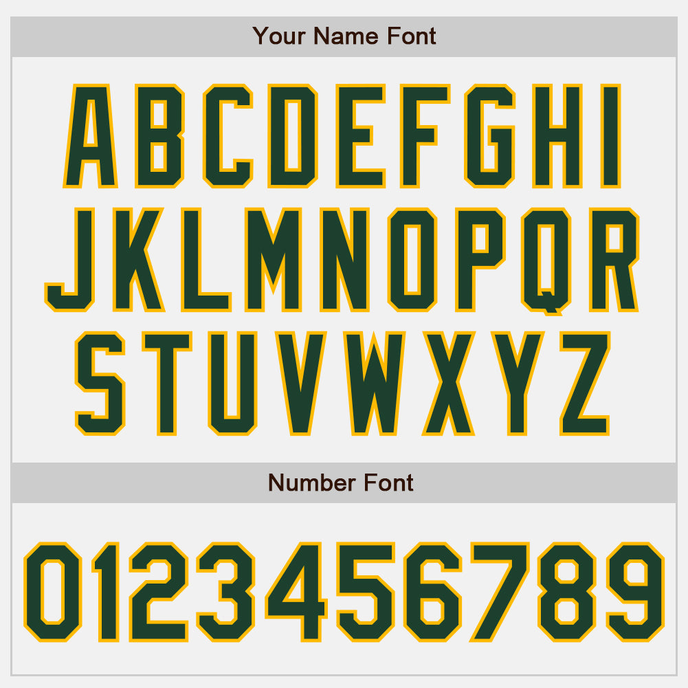 Custom White Green-Gold Authentic Two Tone Baseball Jersey - Sky-Custom