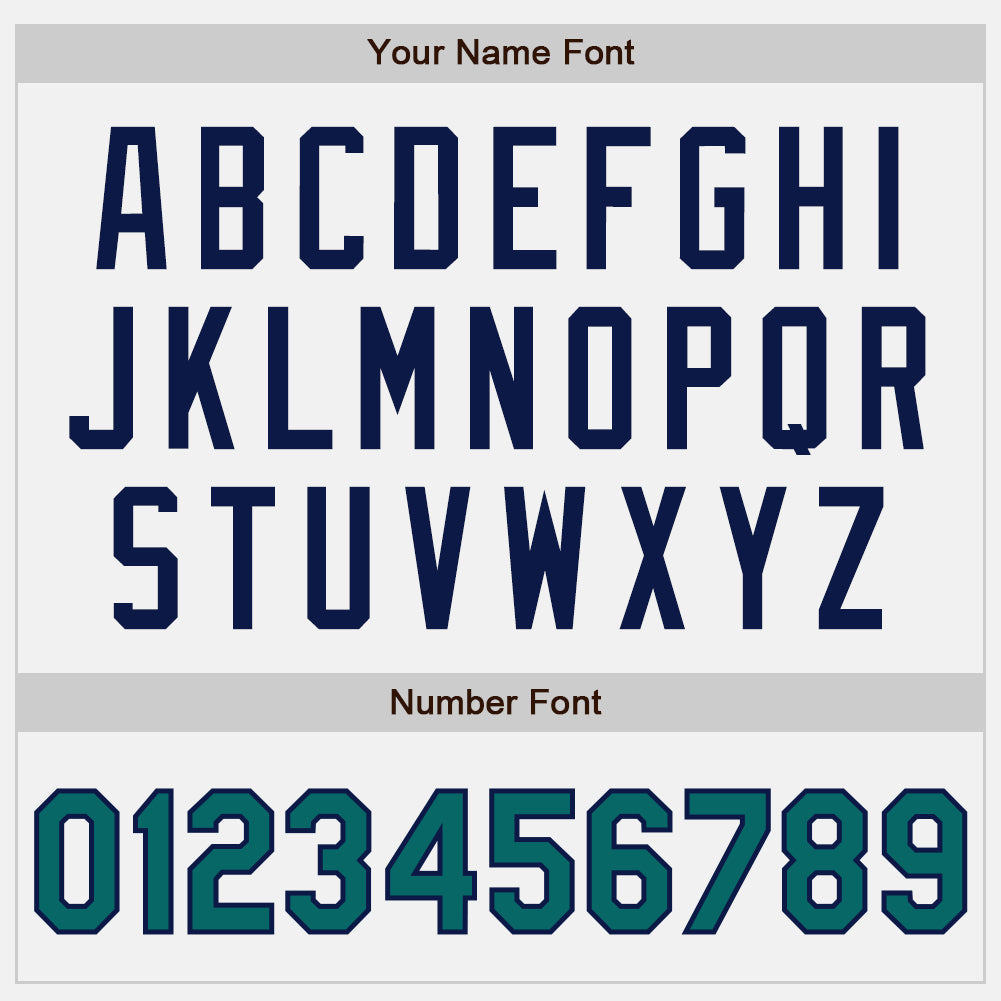 Custom White Teal-Navy Authentic Two Tone Baseball Jersey - Sky-Custom