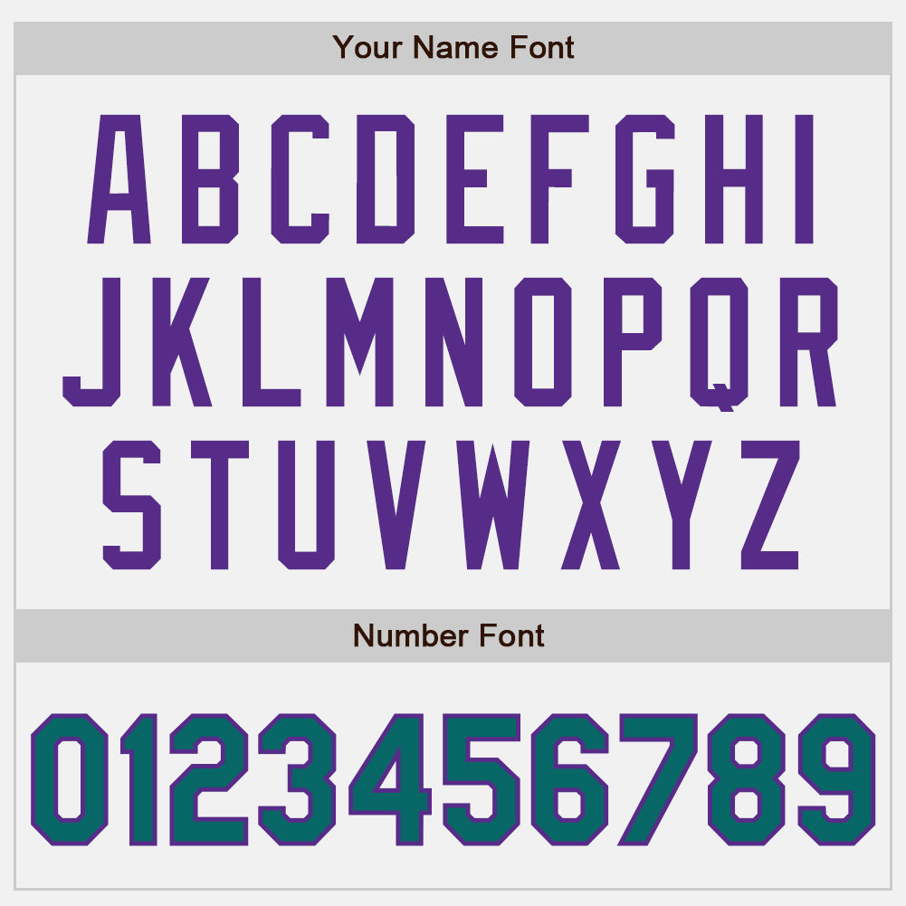 Custom White Teal-Purple Authentic Two Tone Baseball Jersey - Sky-Custom