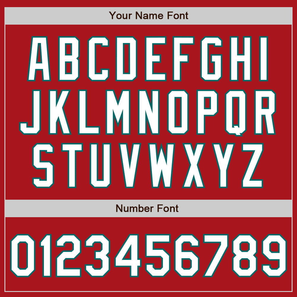 Custom Red White-Teal Authentic Two Tone Baseball Jersey - Sky-Custom