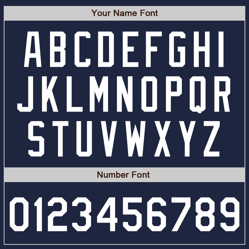 Custom Navy White Authentic Two Tone Baseball Jersey - Sky-Custom