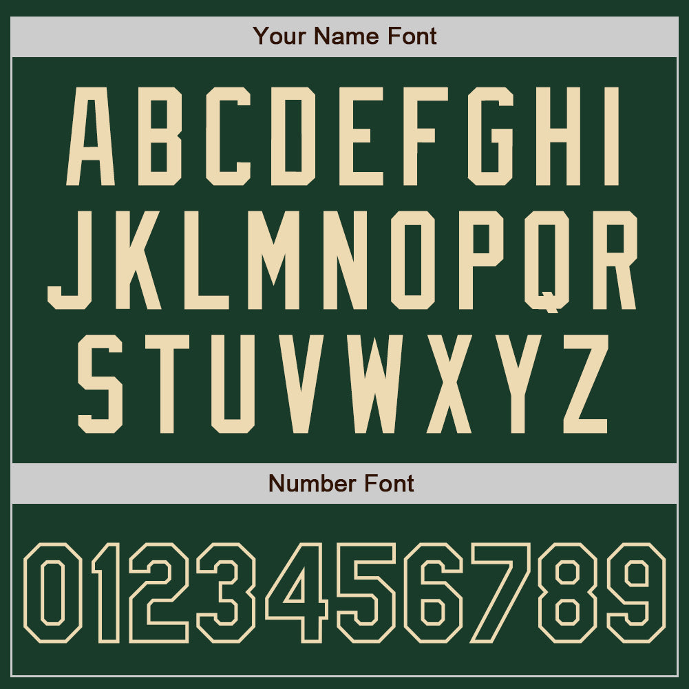 Custom Green Cream Authentic Two Tone Baseball Jersey - Sky-Custom