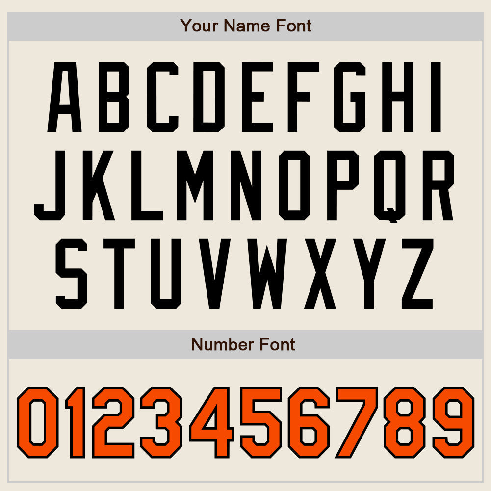 Custom Cream Orange-Black Authentic Two Tone Baseball Jersey - Sky-Custom