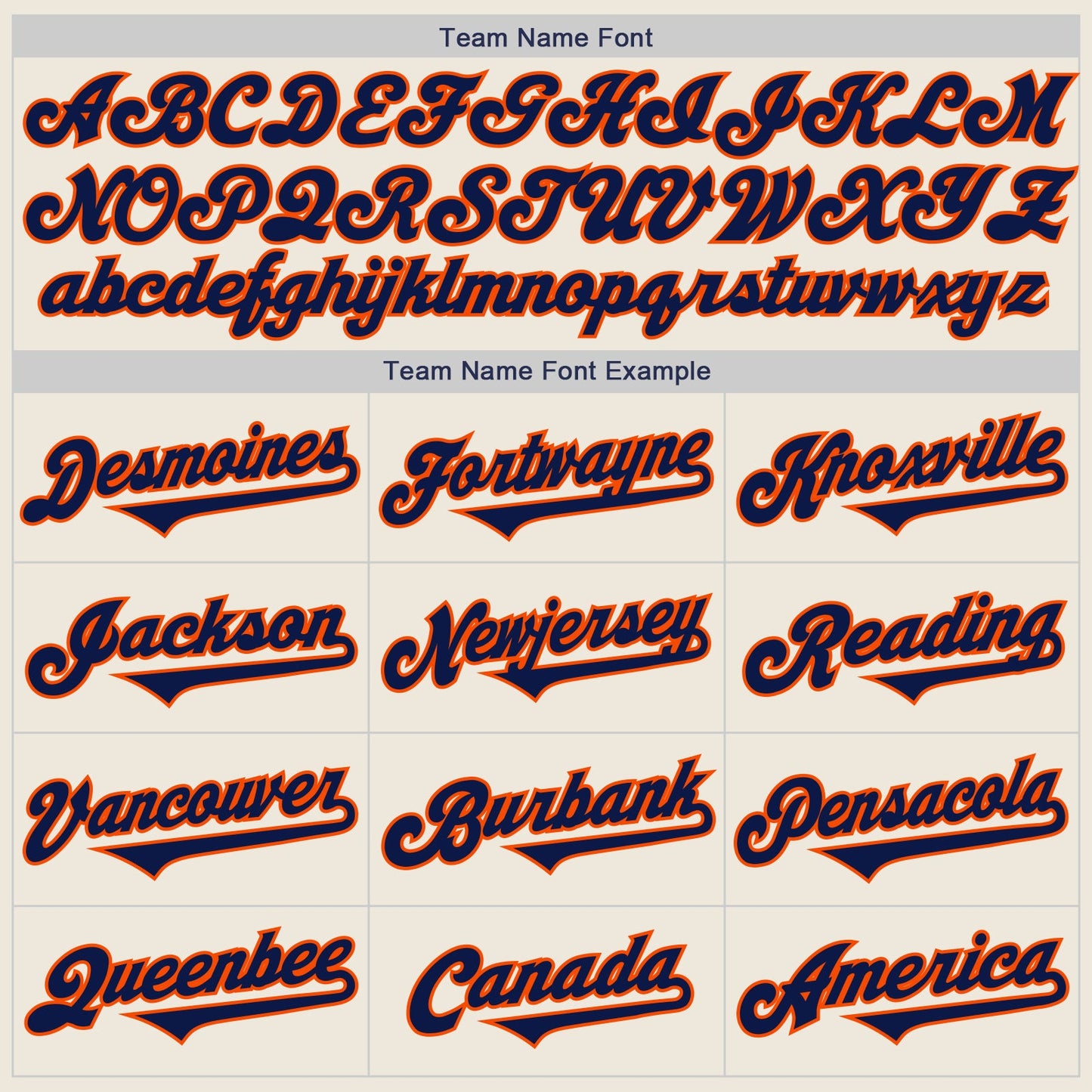 Custom Cream Navy-Orange Authentic Two Tone Baseball Jersey - Sky-Custom