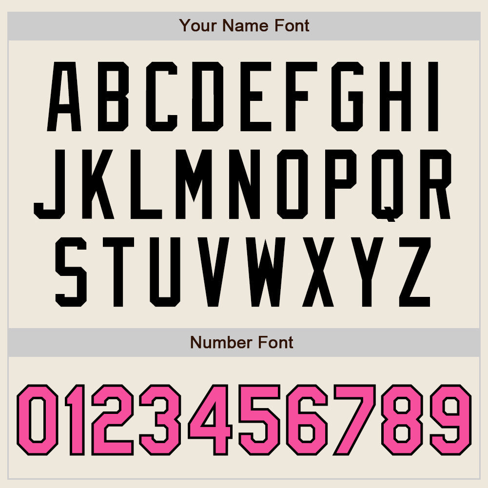 Custom Cream Pink-Black Authentic Two Tone Baseball Jersey - Sky-Custom