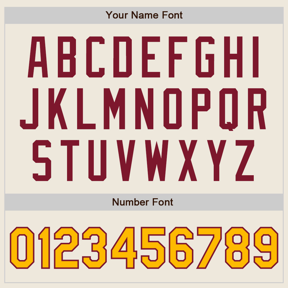 Custom Cream Gold-Crimson Authentic Two Tone Baseball Jersey - Sky-Custom