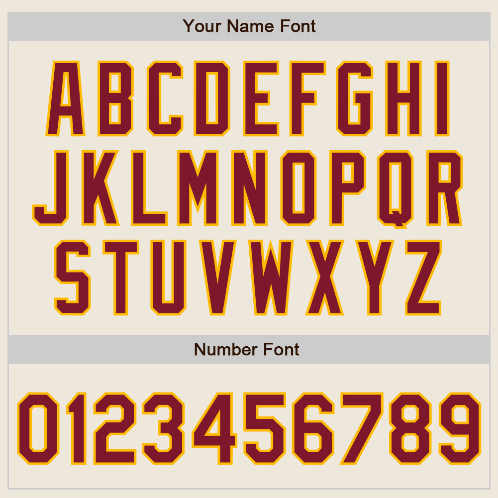 Custom Cream Crimson-Gold Authentic Two Tone Baseball Jersey - Sky-Custom