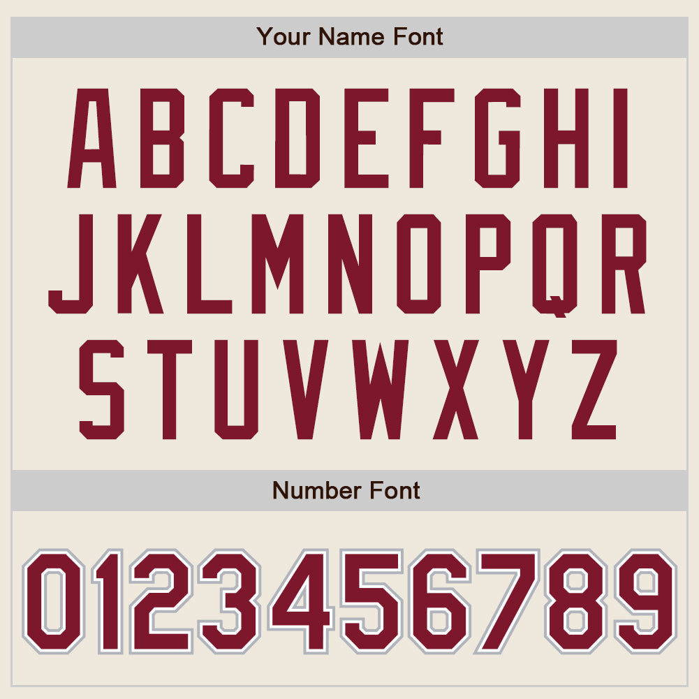 Custom Cream Crimson White-Gray Authentic Two Tone Baseball Jersey - Sky-Custom