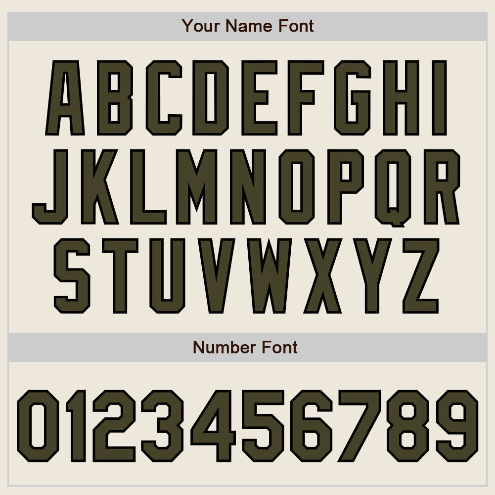 Custom Cream Olive-Black Authentic Two Tone Baseball Jersey - Sky-Custom