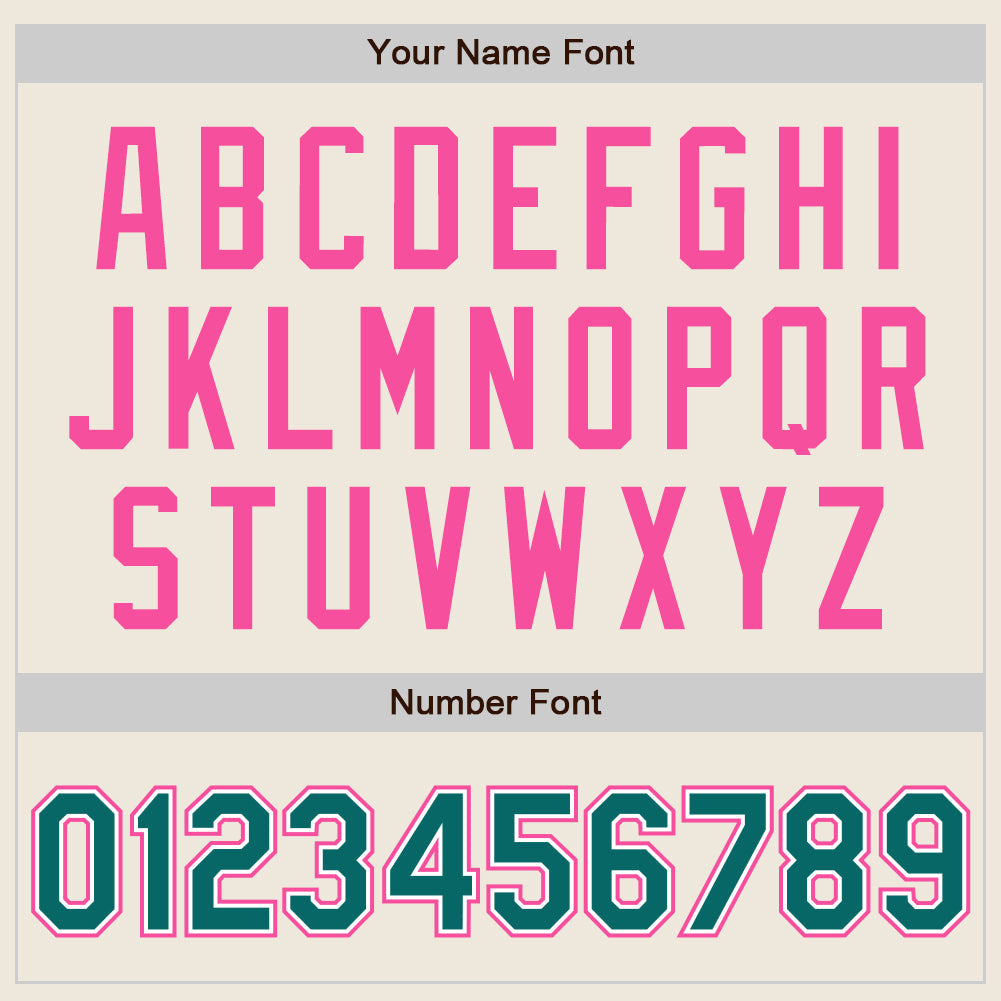 Custom Cream Teal White-Pink Authentic Two Tone Baseball Jersey - Sky-Custom