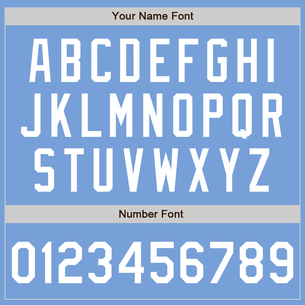 Custom Light Blue White Authentic Two Tone Baseball Jersey - Sky-Custom