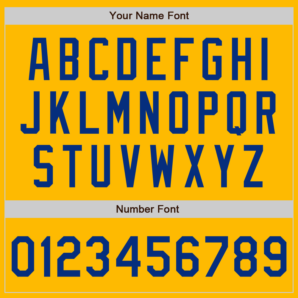 Custom Gold Royal Authentic Two Tone Baseball Jersey - Sky-Custom