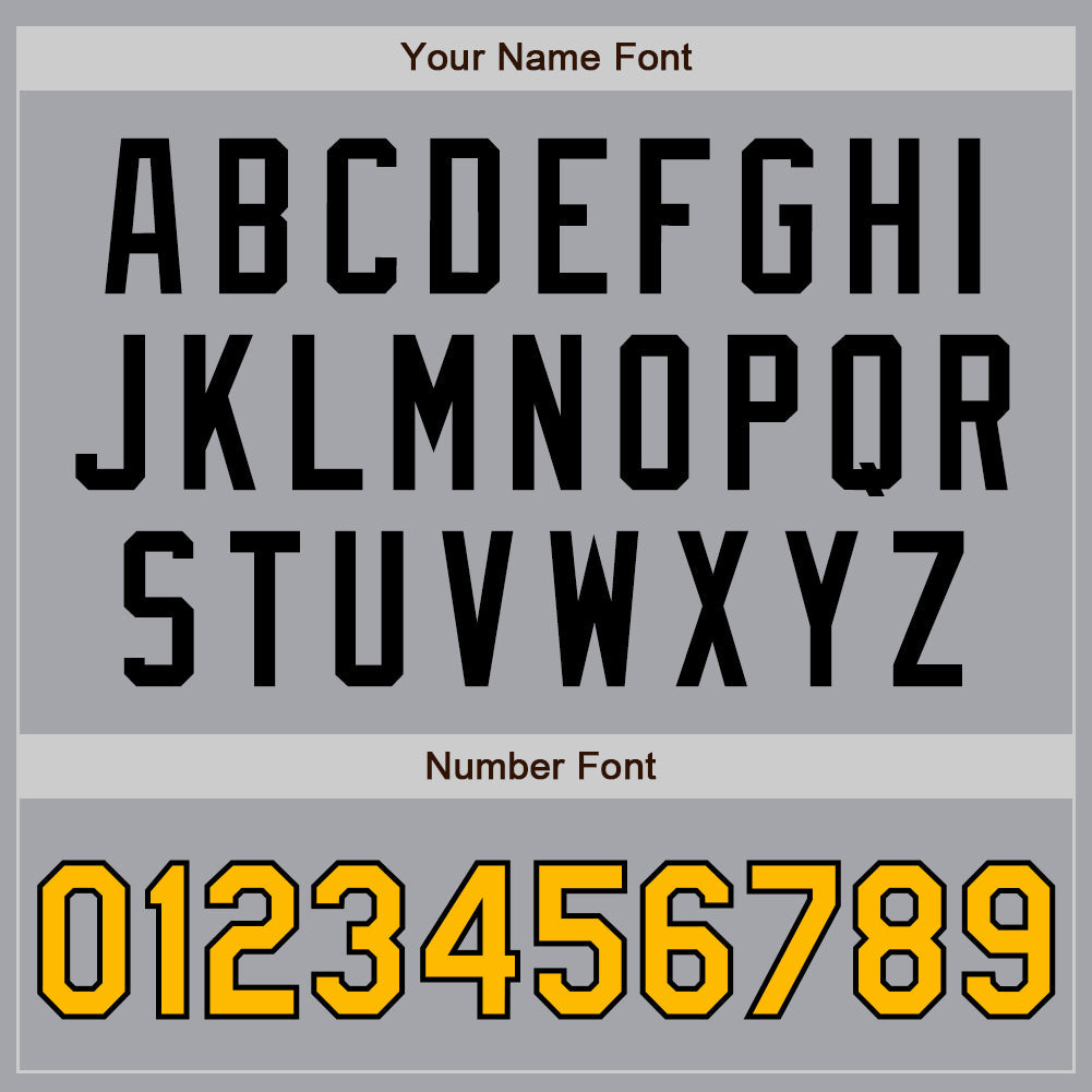 Custom Gray Gold-Black Authentic Two Tone Baseball Jersey - Sky-Custom