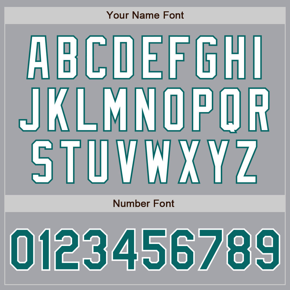 Custom Gray Teal-White Authentic Two Tone Baseball Jersey - Sky-Custom