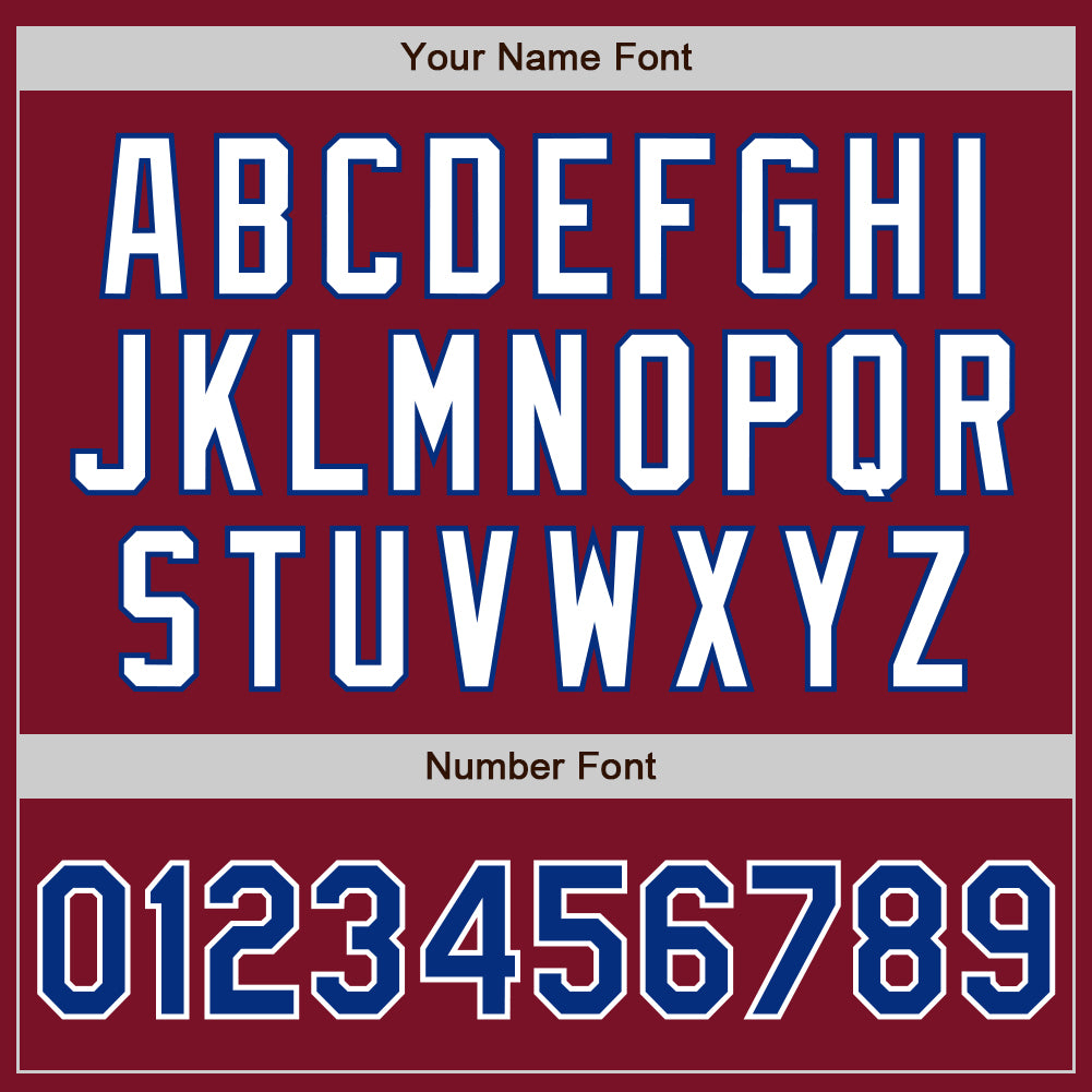 Custom Crimson Royal-White Authentic Two Tone Baseball Jersey - Sky-Custom