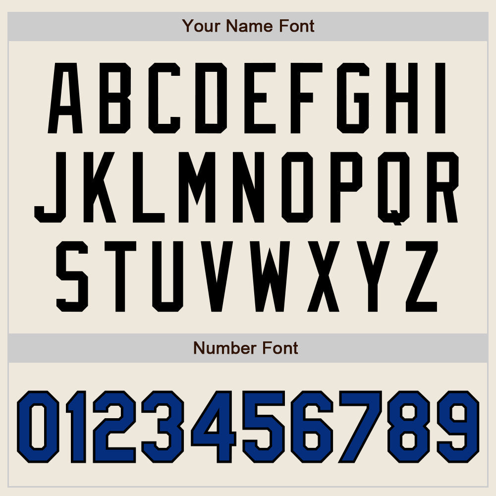 Custom Cream Royal Pinstripe Black Authentic Two Tone Baseball Jersey - Sky-Custom