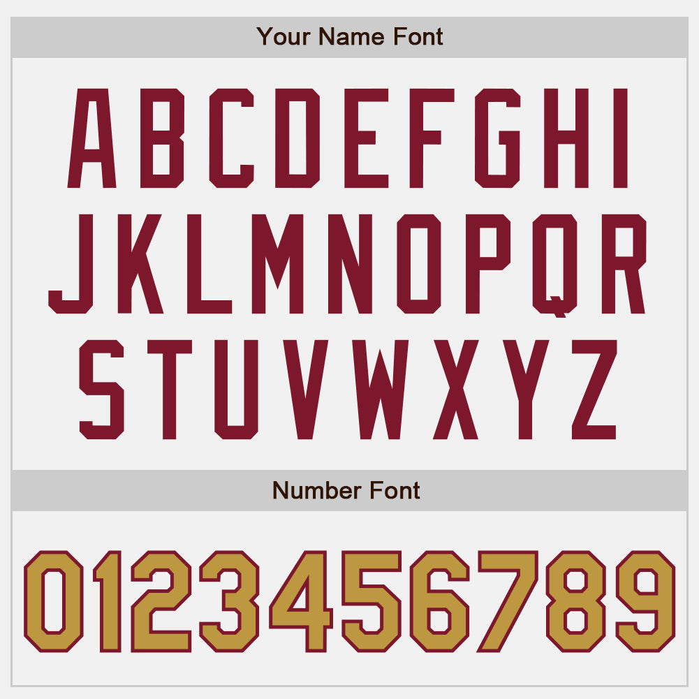 Custom White Old Gold Pinstripe Crimson Authentic Two Tone Baseball Jersey - Sky-Custom