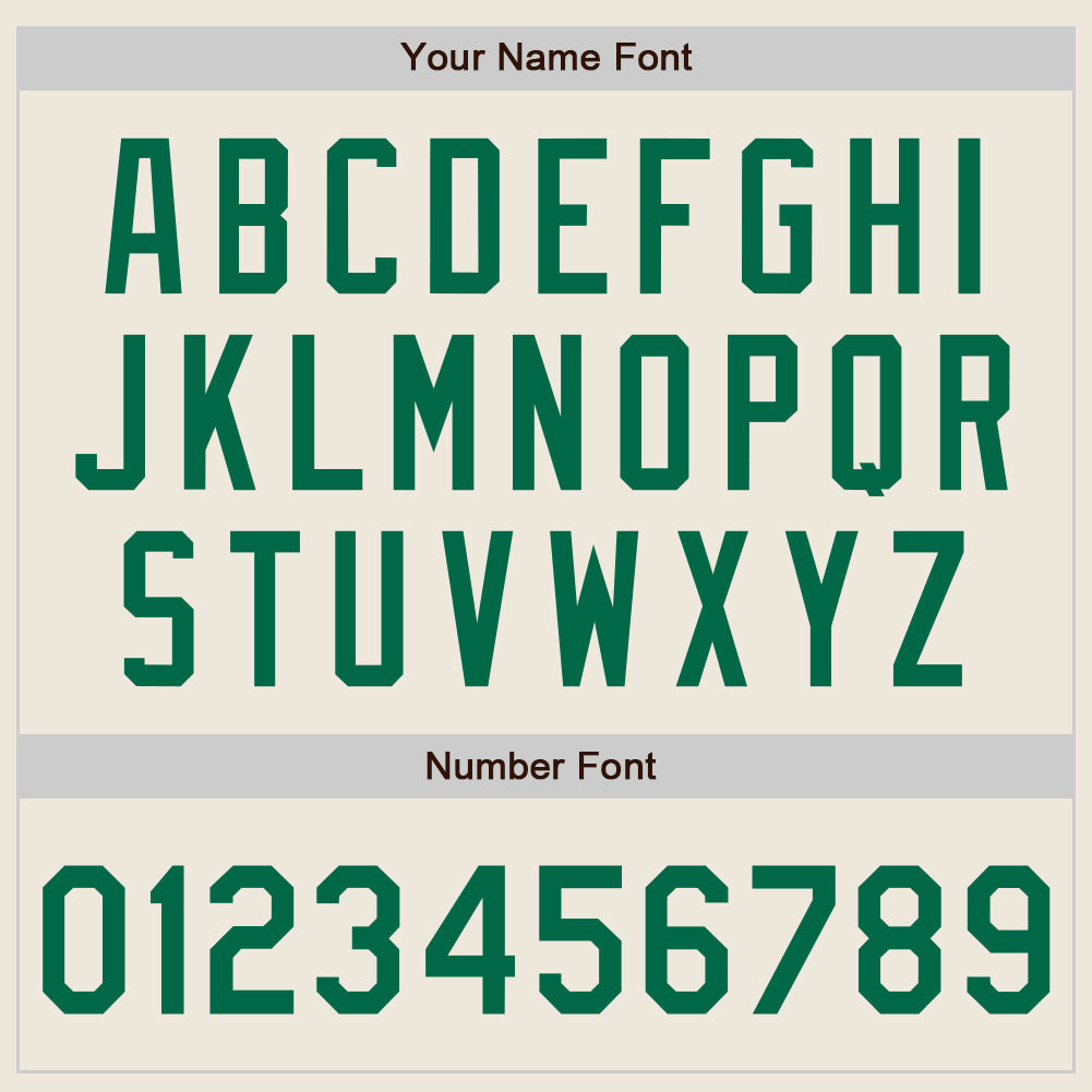 Custom Cream Kelly Green Pinstripe Kelly Green Authentic Two Tone Baseball Jersey - Sky-Custom