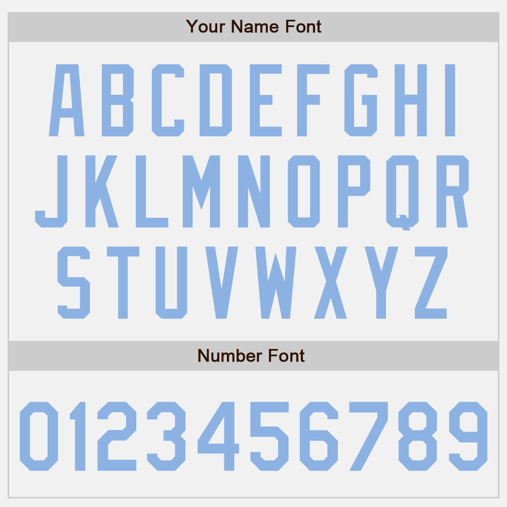 Custom White Light Blue Pinstripe Light Blue Authentic Two Tone Baseball Jersey - Sky-Custom