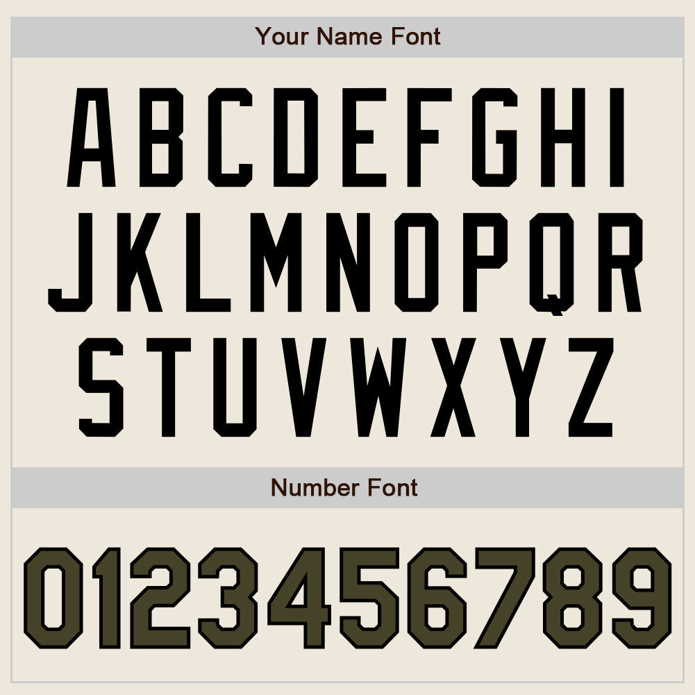 Custom Cream Olive Pinstripe Black Authentic Two Tone Baseball Jersey - Sky-Custom