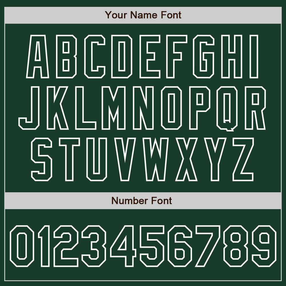 Custom Green White Pinstripe White Authentic Two Tone Baseball Jersey - Sky-Custom