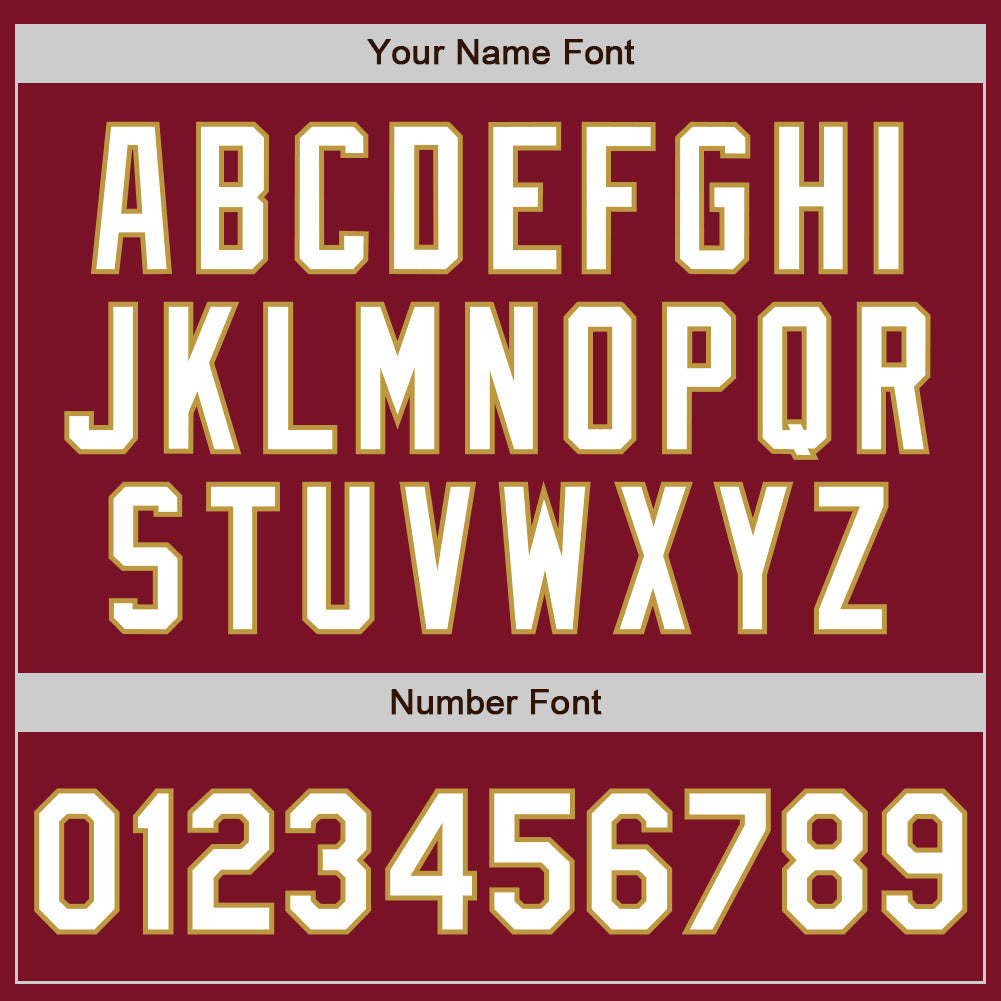 Custom Crimson Old Gold Pinstripe White Authentic Two Tone Baseball Jersey - Sky-Custom