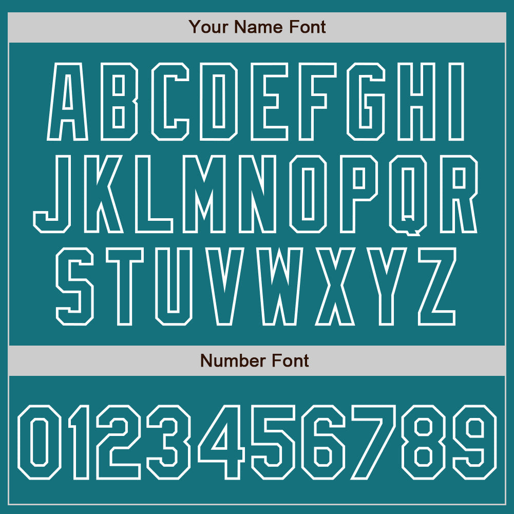 Custom Teal White Pinstripe White Authentic Two Tone Baseball Jersey - Sky-Custom