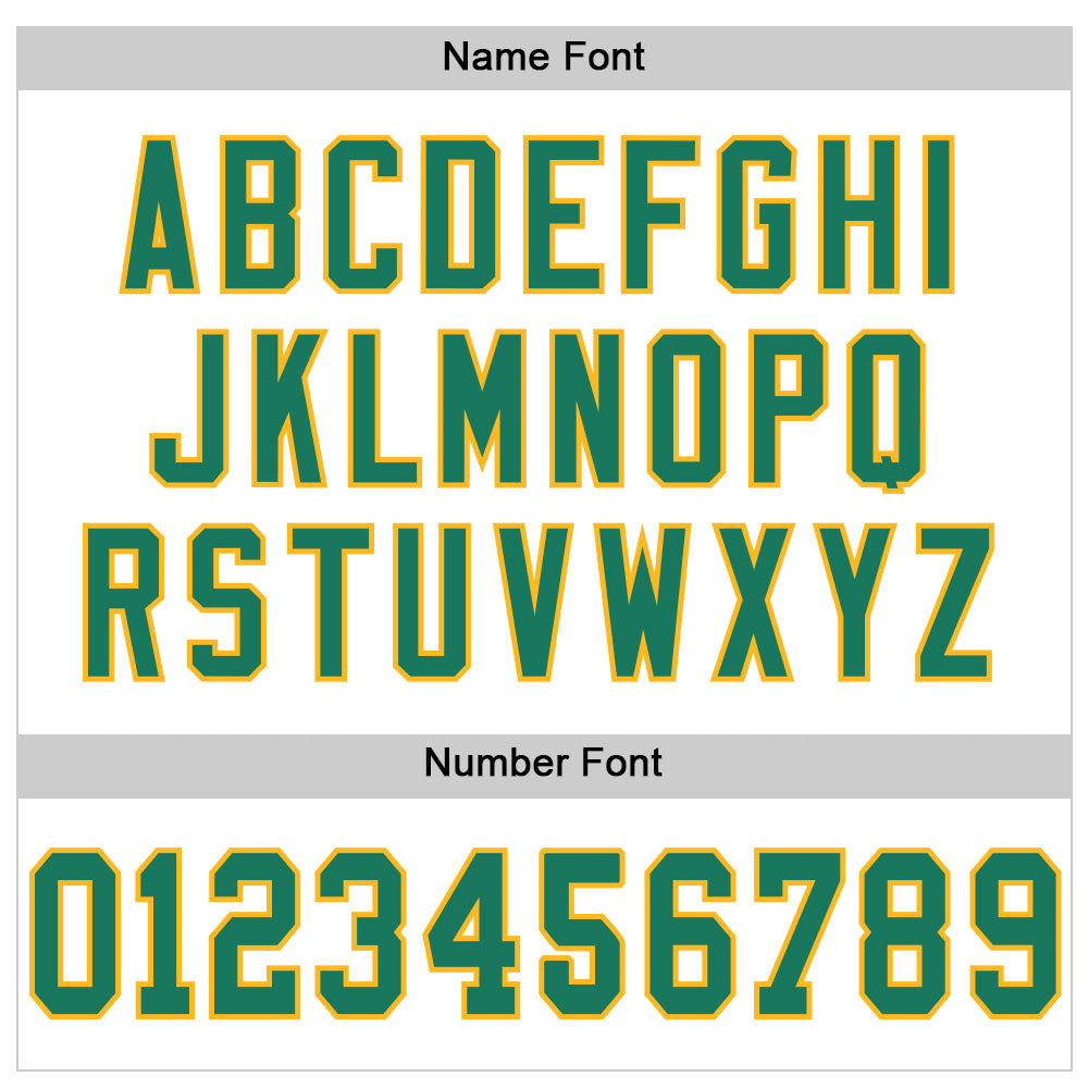 Custom White Kelly Green-Gold Mesh Authentic Football Jersey - Sky-Custom