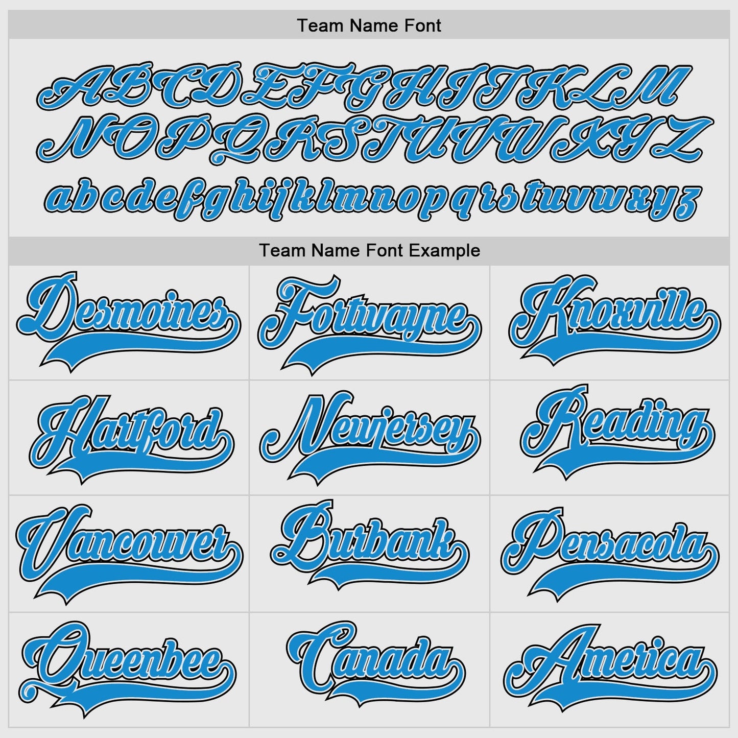 Custom White Blue-Black Hockey Jersey - Sky-Custom