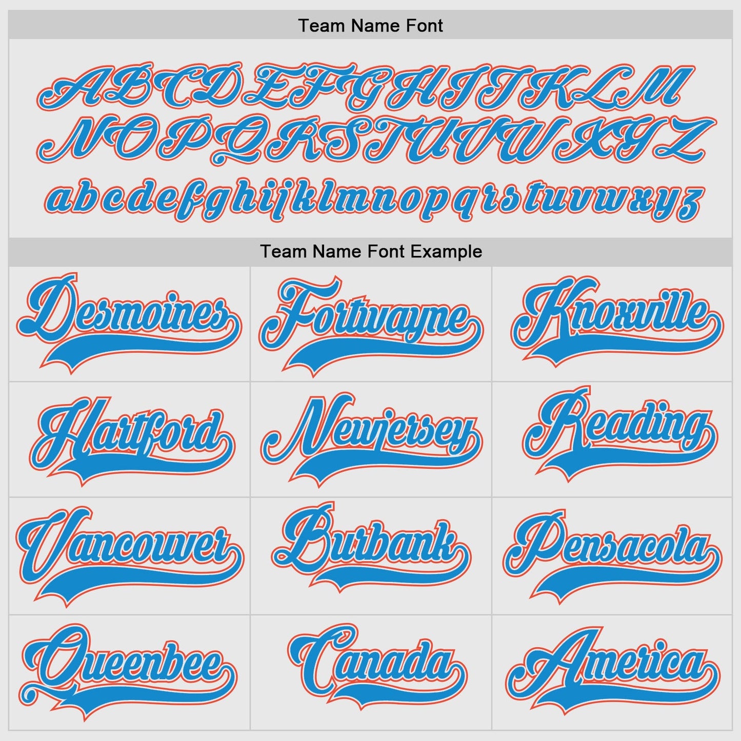 Custom White Blue-Orange Hockey Jersey - Sky-Custom