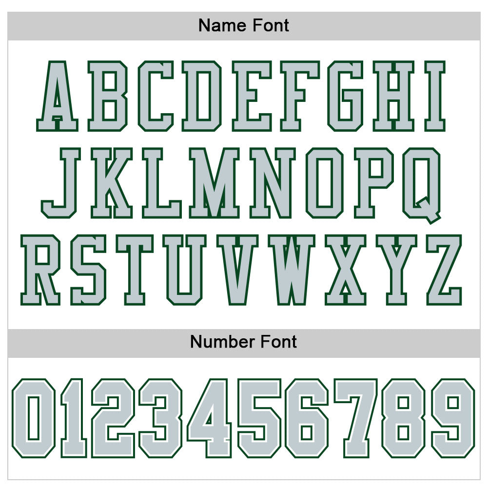 Custom White Silver-Green Mesh Authentic Football Jersey - Sky-Custom