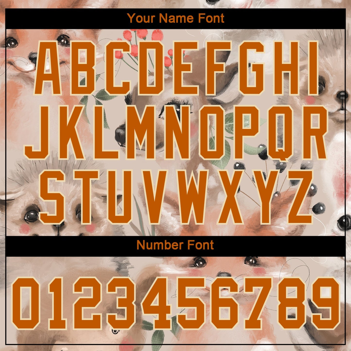 Custom White Texas Orange-Cream 3D Pattern Design Foxes Authentic Baseball Jersey - Sky-Custom