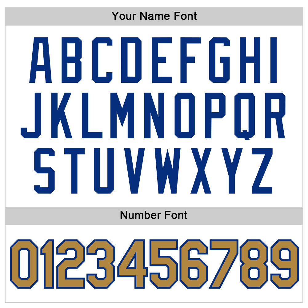 Custom White Old Gold-Royal Authentic Sleeveless Baseball Jersey - Sky-Custom