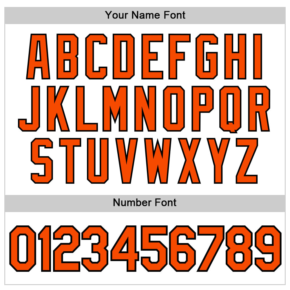 Custom White Orange-Black Authentic Sleeveless Baseball Jersey - Sky-Custom