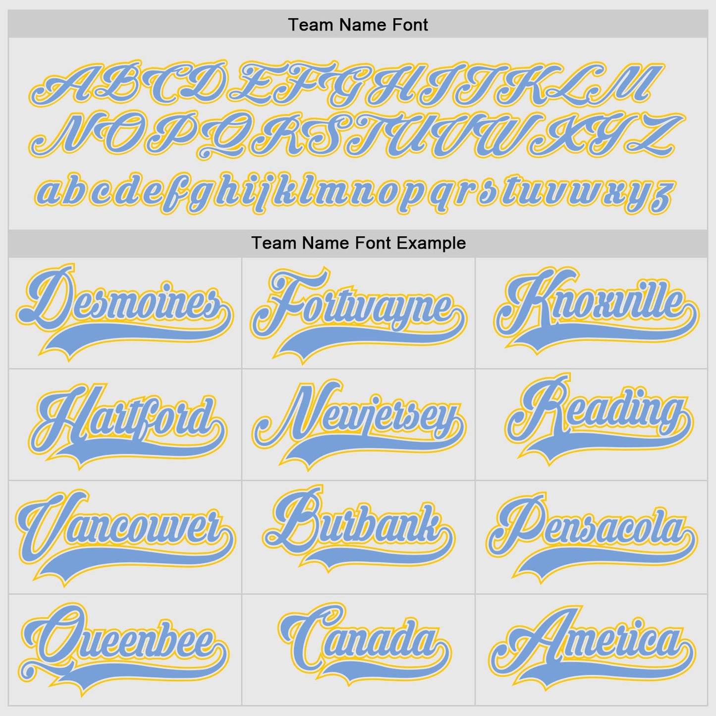 Custom White Light Blue-Gold Hockey Jersey - Sky-Custom