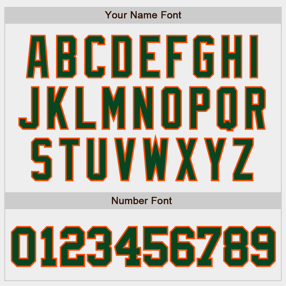 Custom White Green-Orange Authentic Baseball Jersey - Sky-Custom