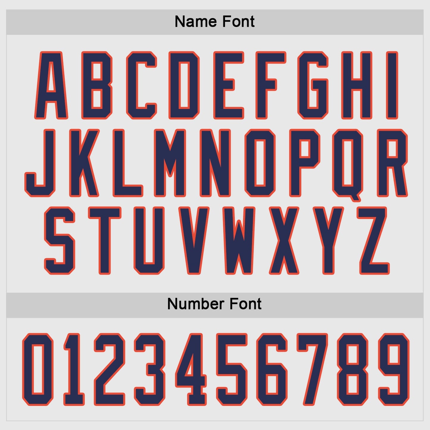 Custom White Navy-Orange Hockey Jersey - Sky-Custom