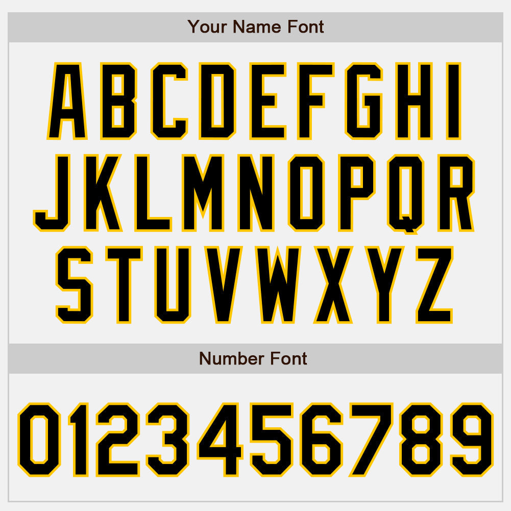Custom White Black-Gold Authentic Baseball Jersey - Sky-Custom