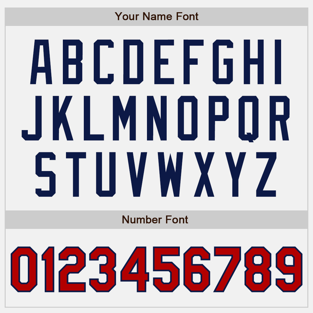 Custom White Navy Pinstripe Red Authentic Baseball Jersey - Sky-Custom