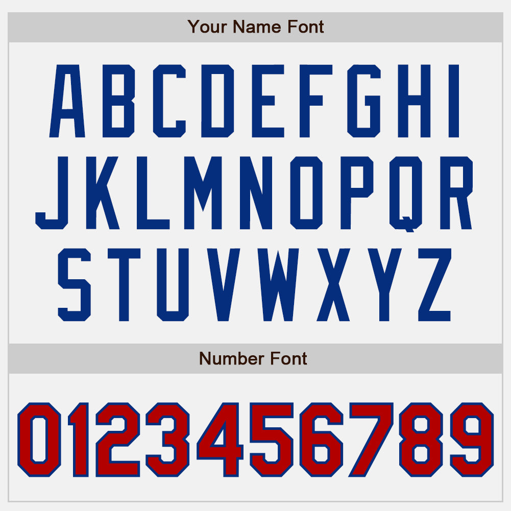 Custom White Royal Pinstripe Red Authentic Baseball Jersey - Sky-Custom