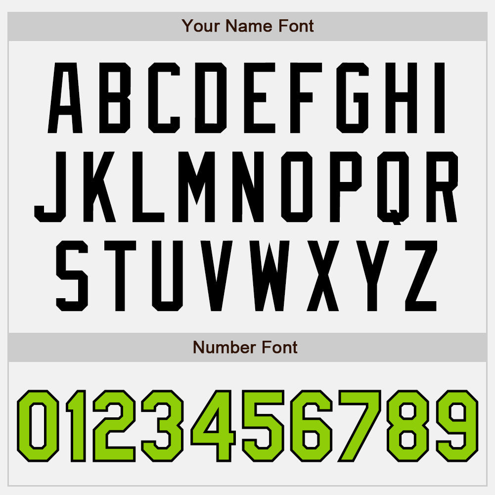 Custom White Black Pinstripe Neon Green Authentic Baseball Jersey - Sky-Custom