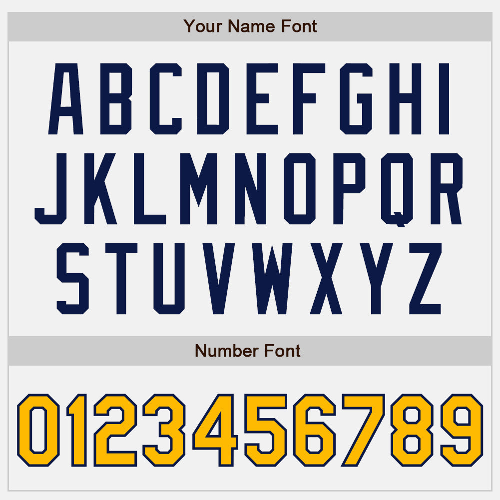 Custom White Navy Pinstripe Gold Authentic Baseball Jersey - Sky-Custom