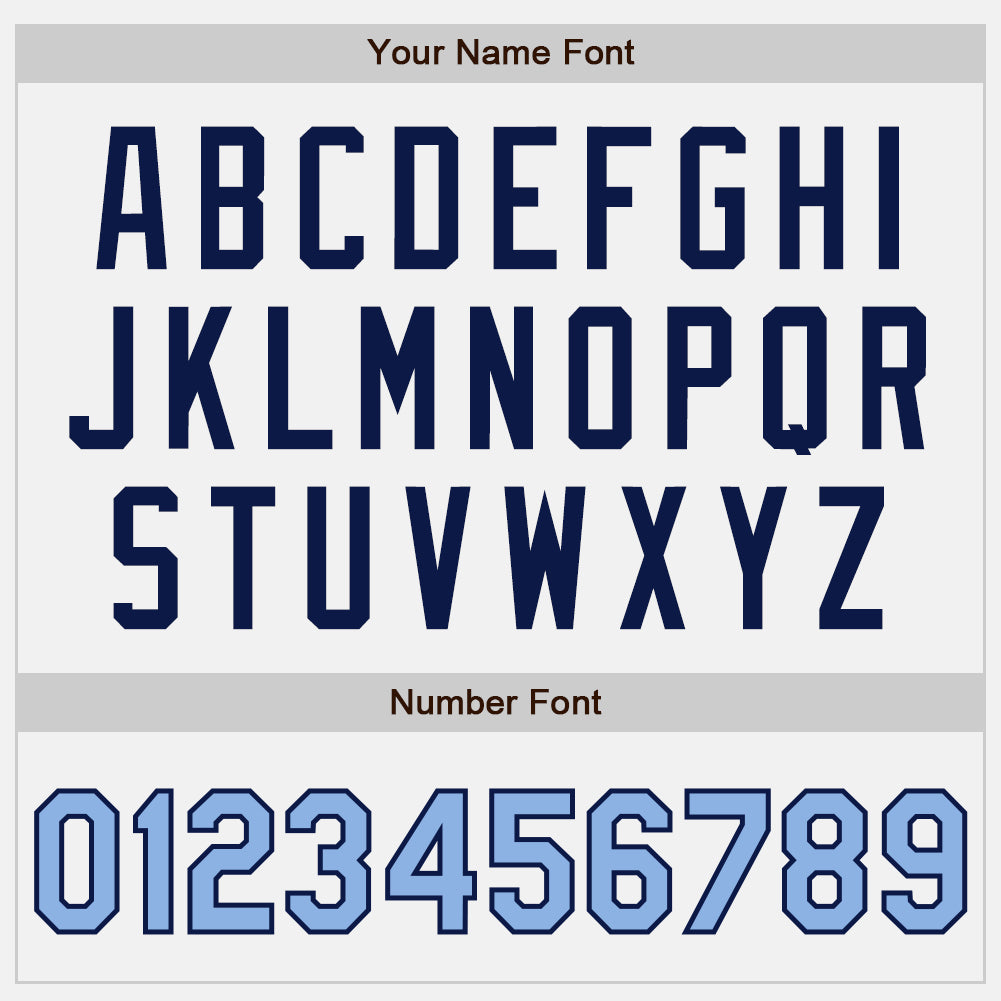 Custom White Navy Pinstripe Light Blue Authentic Baseball Jersey - Sky-Custom