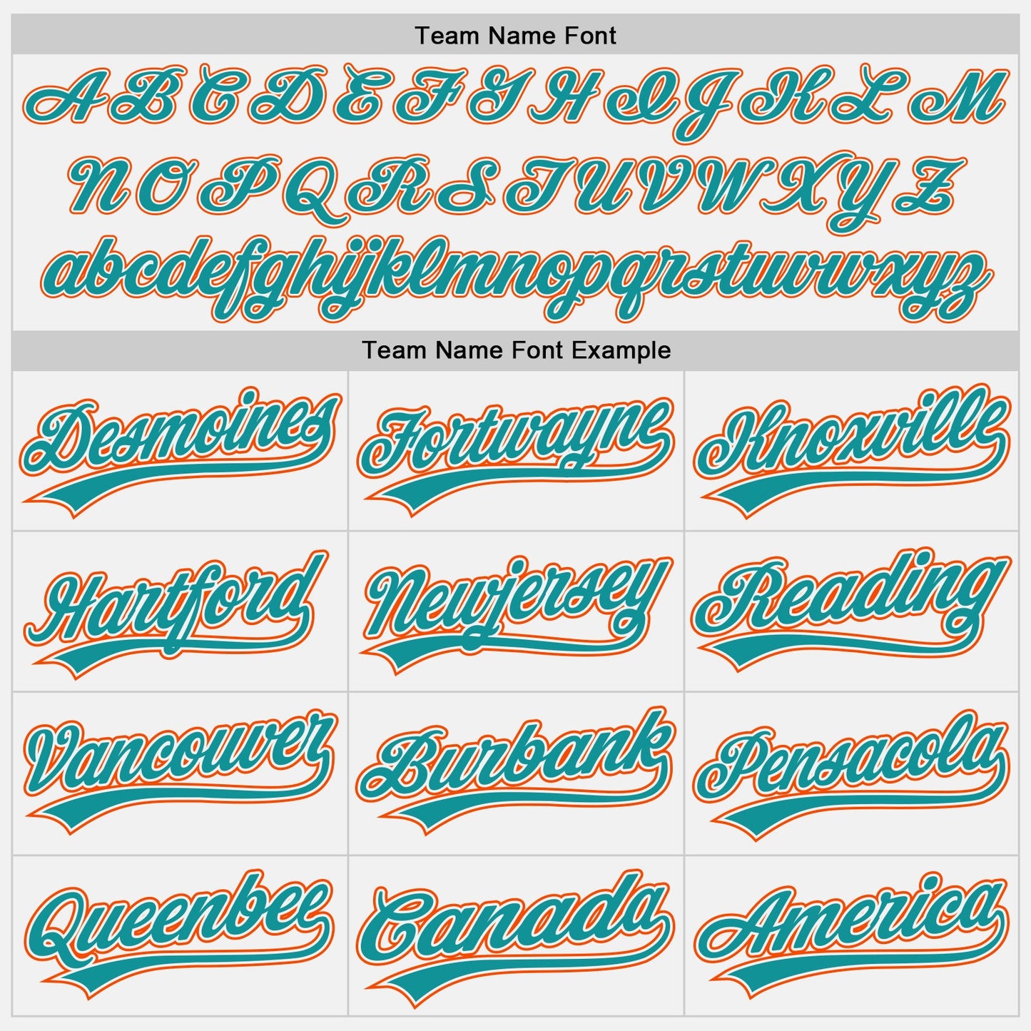 Custom White Teal Pinstripe Teal-Orange Authentic Baseball Jersey - Sky-Custom