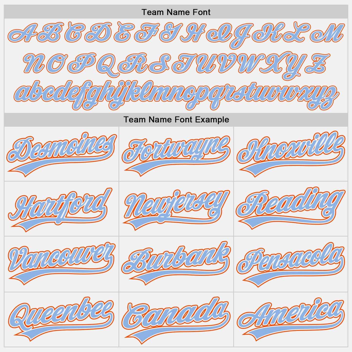 Custom White Light Blue Pinstripe Light Blue-Orange Authentic Baseball Jersey - Sky-Custom