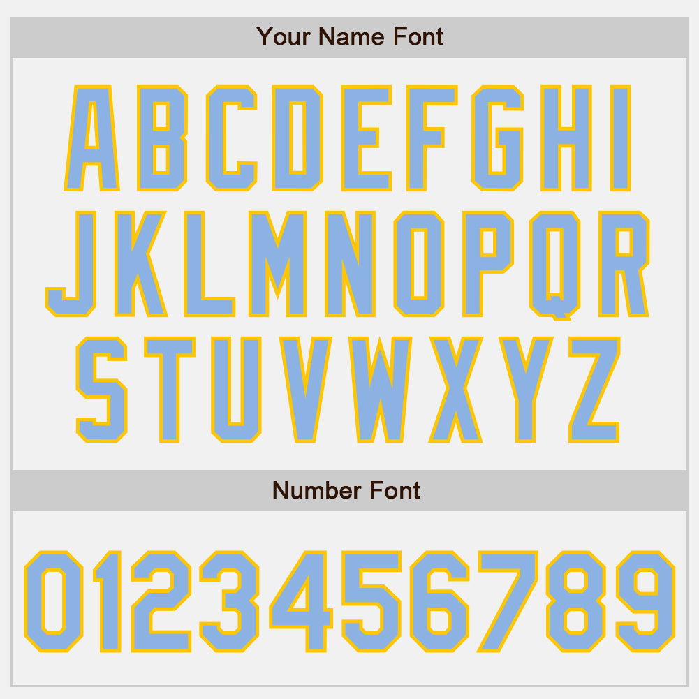 Custom White Light Blue Pinstripe Light Blue-Yellow Authentic Baseball Jersey - Sky-Custom