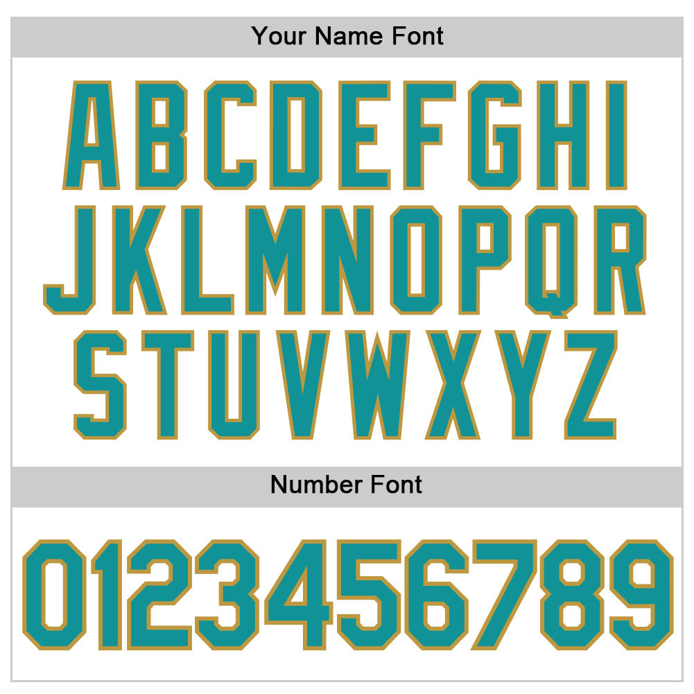 Custom White Teal-Old Gold Authentic Baseball Jersey - Sky-Custom