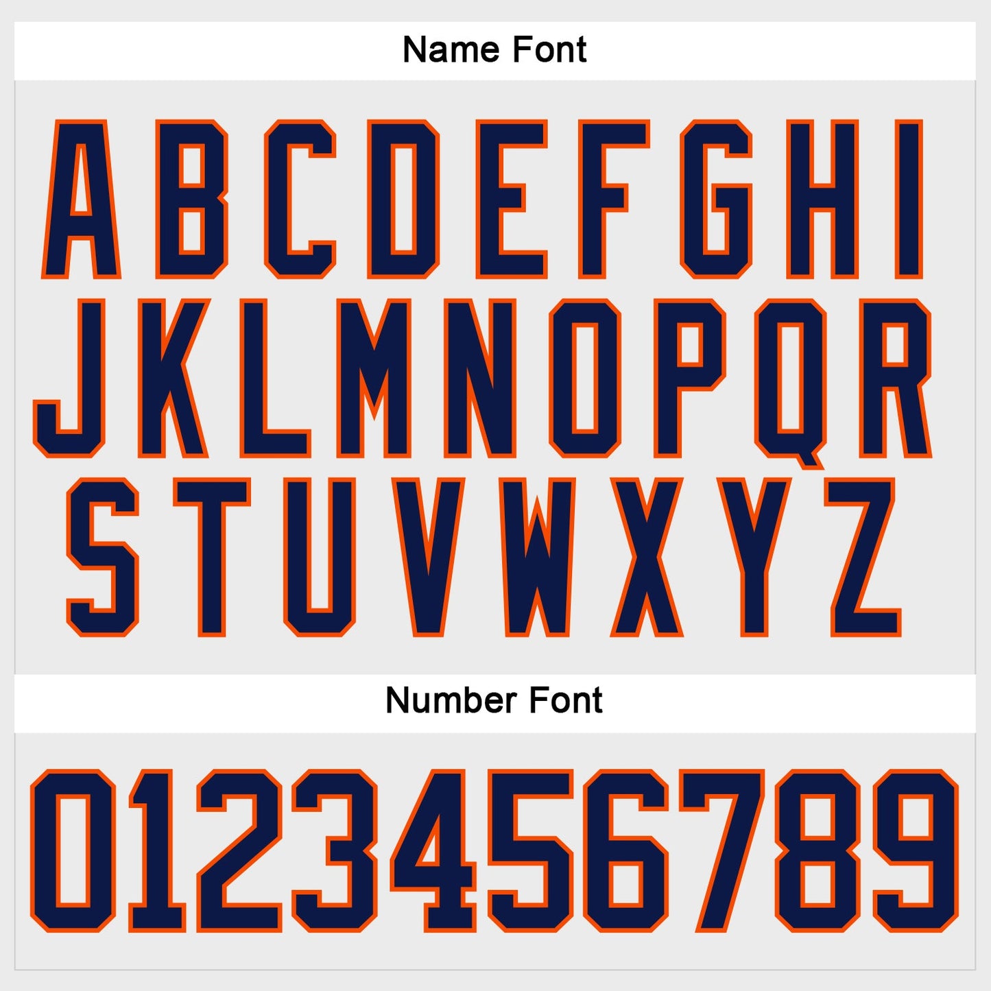 Custom White Navy-Orange Hockey Lace Neck Jersey - Sky-Custom